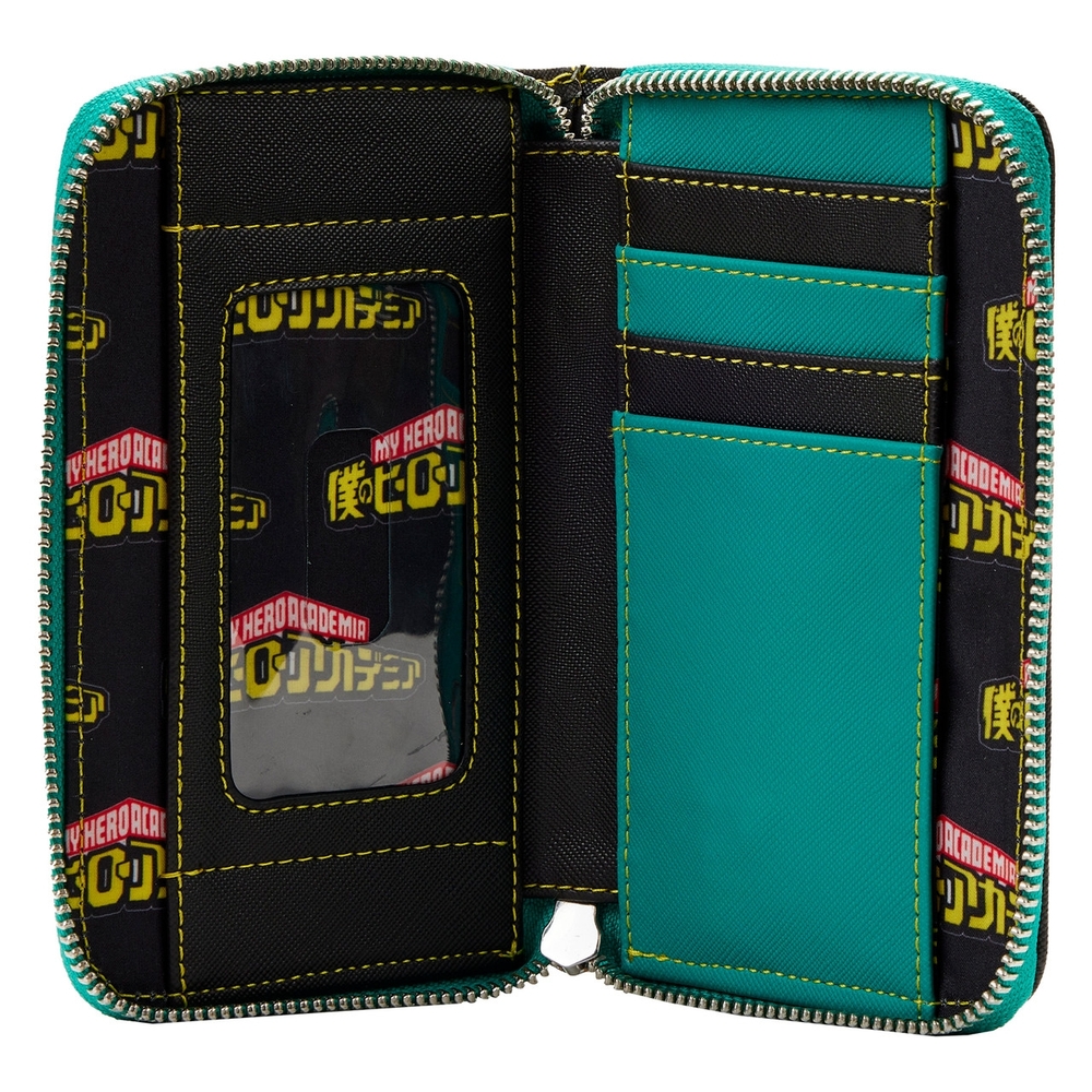 Loungefly My Hero Academia Deku Zip Around Wallet - Picture 3 of 6